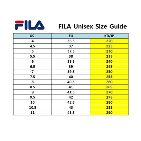 fila shoes serial number